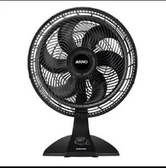 Ventilador de Mesa Arno VF49 Turbo Silence, 40cm, 3 Velocidades, Preto 110/220V | R$ 188