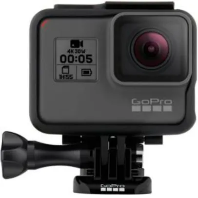 Câmera Digital GoPro Hero 5 Black 12MP com Gravações em 4K à Prova d'água por R$ 1151