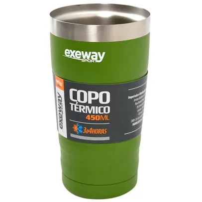 Copo Térmico Exeway 450ml, Verde