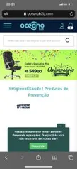 Cadeira executive plus preta Korpex R$522