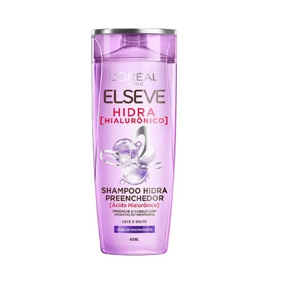[PRIME] Shampoo Preenchedor L'Oréal Paris Elseve Hidra Hialurônico, 400ml, L'Oréal Paris | R$15
