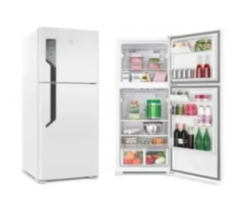 Saindo por R$ 2099: Refrigerador Top Freezer 431L Branco TF55 - Electrolux R$2099 | Pelando
