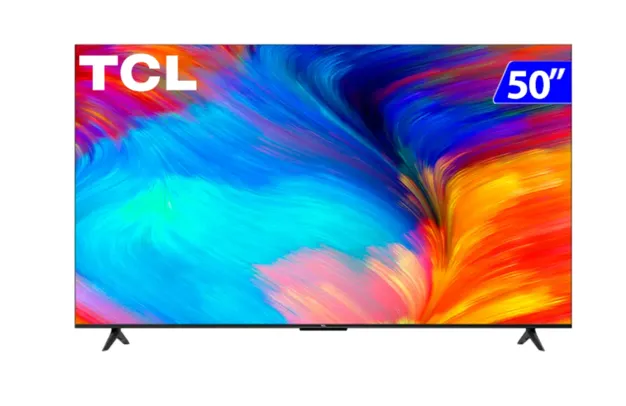 Smart TV TCL LED 50" 4K HDR Wi-Fi Google com Comando de Voz 50P635