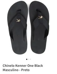 Chinelo Kenner One Black Masculino