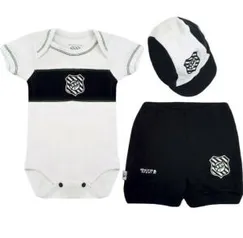 (Prime) Kit body, shorts e boné Times de futebol R$10