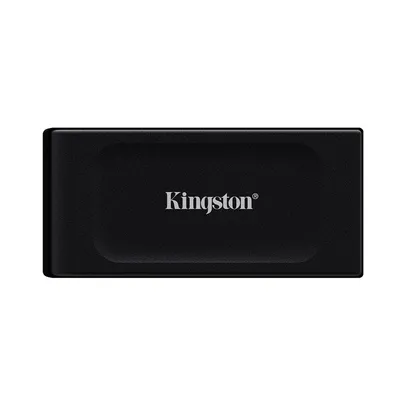 [APP] SSD Externo Kingston XS1000, 2 TB, USB 3.2 Gen 2x2, Portátil, Leitura: 1050 MB/s, Gravação: 1050 MB/s, Preto - SXS1000/2000G