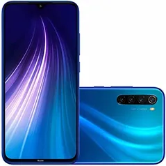 Smartphone Xiaomi Redmi Note 8, Neptune Blue, 64GB, 4GB RAM, Tela de 6.3, Câmera Quádrupla