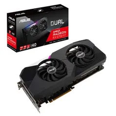 Placa de Vídeo RX 6700 XT Asus AMD Radeon, 12GB GDDR6, 16 Gbps - DUAL-RX6700XT-12G