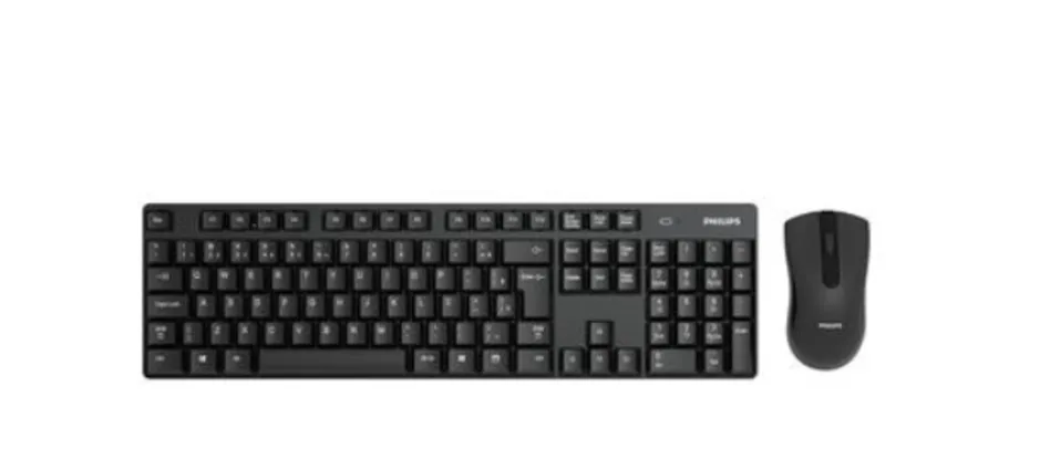 Teclado e Mouse Sem Fio Philips, ABNT2 - SPT6501B