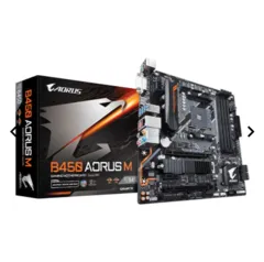 Placa Mae Gigabyte B450 Aorus M DDR4 Socket AM4 Chipset AMD B450