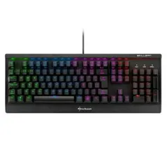 Teclado Gamer Sharkoon Mecânico Switch Kailh Brown, RGB, ABNT2 Shark Skiller SGK3