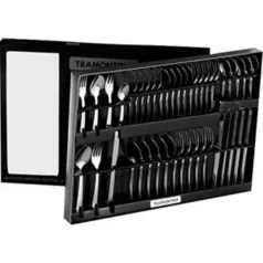 [1ª Compra] Faqueiro Inox Tramontina Malibu 42 Peças - R$34