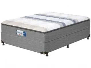 Cama Box Casal Box + Colchão Probel Mola -Turquia R$ 760