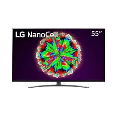 TV LED 55" LG Smart TV 81S 4K 4 HDMI 2 USB NanoCell Inteligência Artificial - R$2849