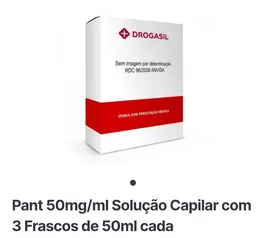 Pant 50mg/ml Solução Capilar com 3 Frascos de 50ml cada