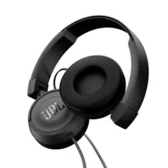 Fone de Ouvido JBL T450 com Microfone Embutido - Preto por R$76