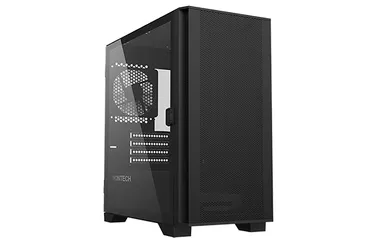 Gabinete Gamer Montech AIR 100 Lite, Mini Tower, Black, Micro ATX, 2 Fans, Vidro Temperado