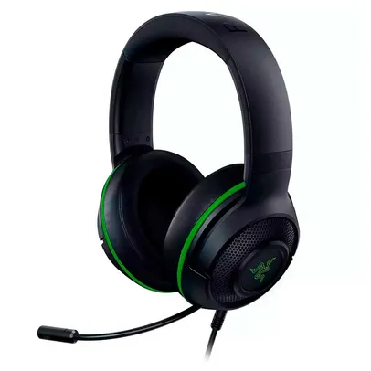 Headset Gamer Razer Kraken X For Console P2 e P3 - Black/Green