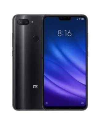 Celular Mi8 Lite Midnight black 64gb Versão Global - R$1.412 (AME)