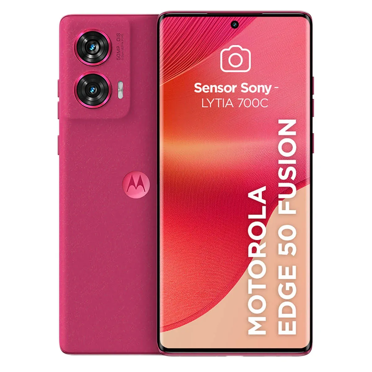 Imagem do produto Smartphone Motorola Edge 50 Fusion 5G Rosa 256GB Tela 6.7" Câmera 50MP 16gb Ram Boost