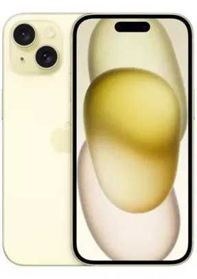Apple iPhone 15 (128 GB) - Amarelo - Distribuidor Autorizado