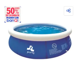 [BanQi R$179,96] Piscina Jilong Prompt Inflável 4.760 Litros