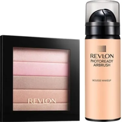 [Sou Barato] Base Mousse Revlon Photoready Make Up Nude + Blush Revlon - R$70
