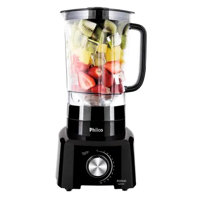 Liquidificador Philco PH900 12 Velocidades 1200W - Preto | R$ 129,99