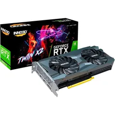 Placa de Vídeo INNO3D SuperFrame NVIDIA GeForce RTX 3060 TWIN X2, 12GB, GDDR6, DLSS, Ray Tracing, T30602-12D6-119032AH