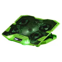 Master Cooler Gamer Verde Com Led Warrior, Suporte de Notebook - AC292 R$ 165