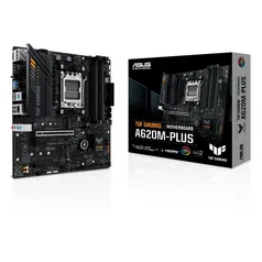 (APP) Placa Mãe Asus TUF GAMING A620M-PLUS, AMD AM5, mATX, DDR5 - 90MB1EZ0-M0EAY0