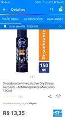 Desodorante Nivea Aerossol Leve 3 pague 2 R$8.90