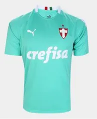 [APP + CUPOM] Camisa Palmeiras III 19/20 - Puma - Verde água