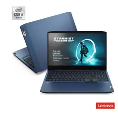 [Prime] Notebook Gamer LENOVO GAMING3i Intel®Core™i5 Placa NVIDIAGTX1650, 8GB-256GBSSD-Linux, Tela 1