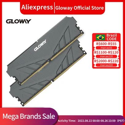 Memória Ram Gloway 8gb 3000Mhz 