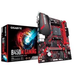 Placa Mae Gigabyte B450m Gaming, Amd Am4, Matx, Ddr4 3600mhz, 2x Dimm