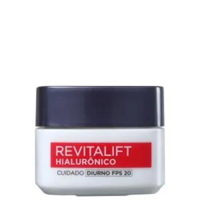 L'Oréal Paris Revitalift Hialurônico FPS 20 Tratamento Diurno - Anti-Idade 50ml | R$ 30