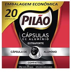 [Prime] Cápsulas de Café Espresso 12 Pilão com 20 Cápsulas | R$20