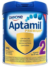 Fórmula infantil Aptamil Premium 2 Danone Nutrição 800g