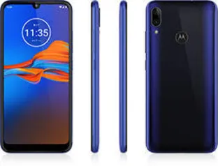 Smartphone Motorola Moto E6 Plus 64GB Cinza Metálico 4G Tela 6,1" Câmera Dupla 13MP Selfie 8MP Android 9