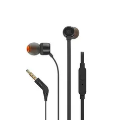 Fone de Ouvido JBL T110 Preto - R$44