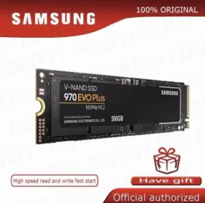 SSD 970 EVOPlus NVMe M.2 250GB | R$335