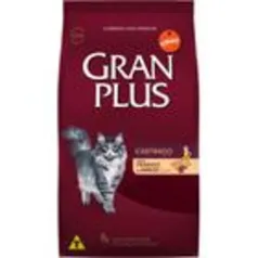 Ração Gran Plus Gatos Adultos Castrados Frango e Arroz 10,1 Kg - Guabi