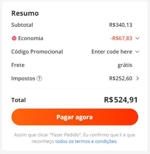 Imagen na descrição da promoção