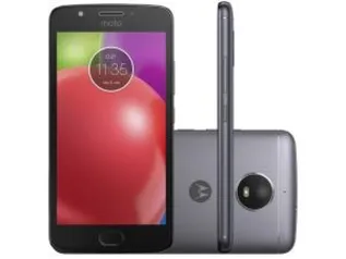 Smartphone Motorola Moto E4 16GB Titanium - Dual Chip 4G Câm. 8MP + Selfie 5MP Tela 5” HD - R$527