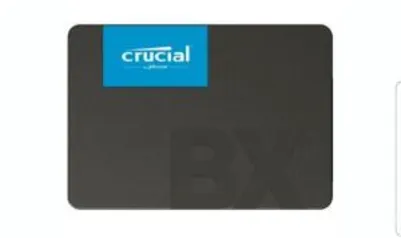 SSD Crucial BX500, 480GB, SATA, Leitura 540MB/s, Gravação 500MB/s - R$430