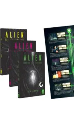 Trilogia Livros Alien + Pôster