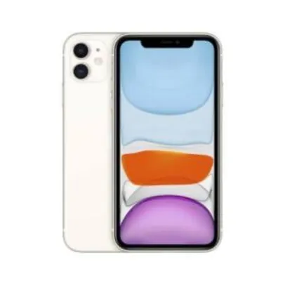 [CC Luiza] iPhone 11 Apple 64GB Branco 6,1” 12MP iOS | R$3.978