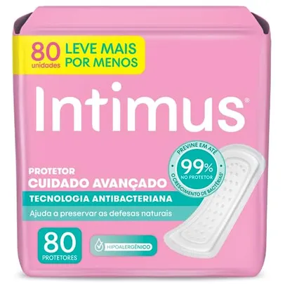 (REC) Intimus Protetor Diário Days Antibacteriana, 80 Unidades