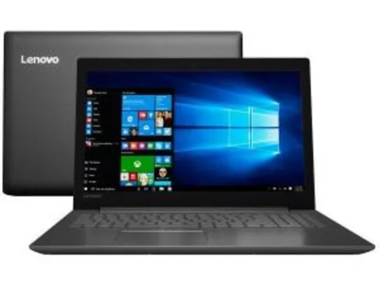 Notebook Lenovo Ideapad 320 Intel Dual Core 4GB - 1TB LED 15,6” Windows 10